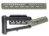 Das Ranger Point M-LOK Handguard und der verstellbare Butt Stock bieten 24 M-LOK Slots, ergonomischen Komfort und einfache Installation für deine Marlin.