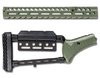 Das Ranger Point Precision Lever Stock Set M-LOK bietet 24 M-LOK Slots, eine ergonomische Griffform und einen verstellbaren 6-Positionen-Schaft für optimalen Komfort.