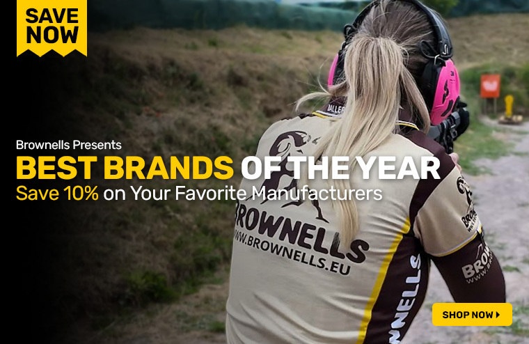 The Best Brands of the Year 10% off at Brownells