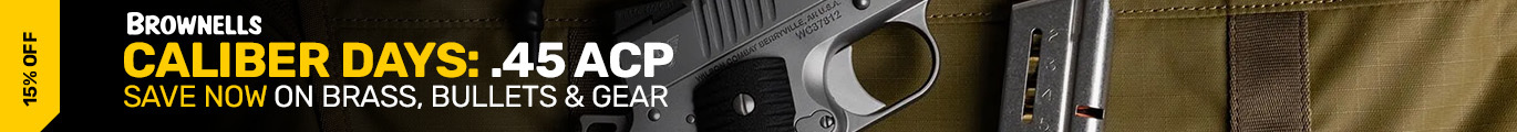 Get your .45 ACP Gear NOW!