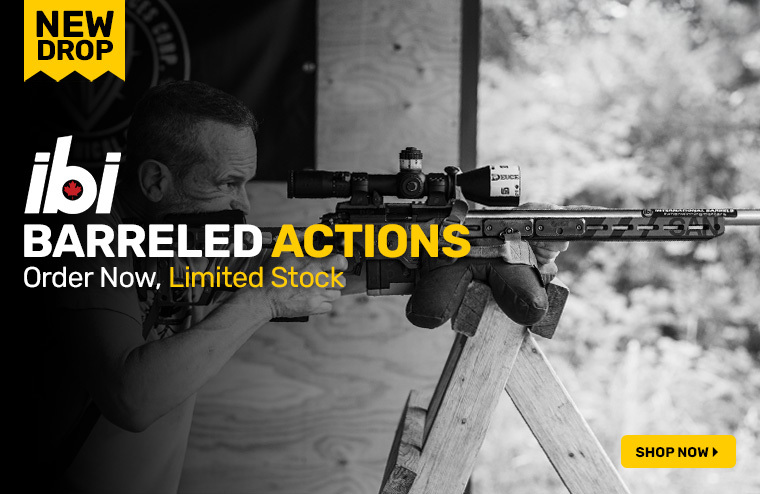 New IBI Barreled Actions in Stock!
